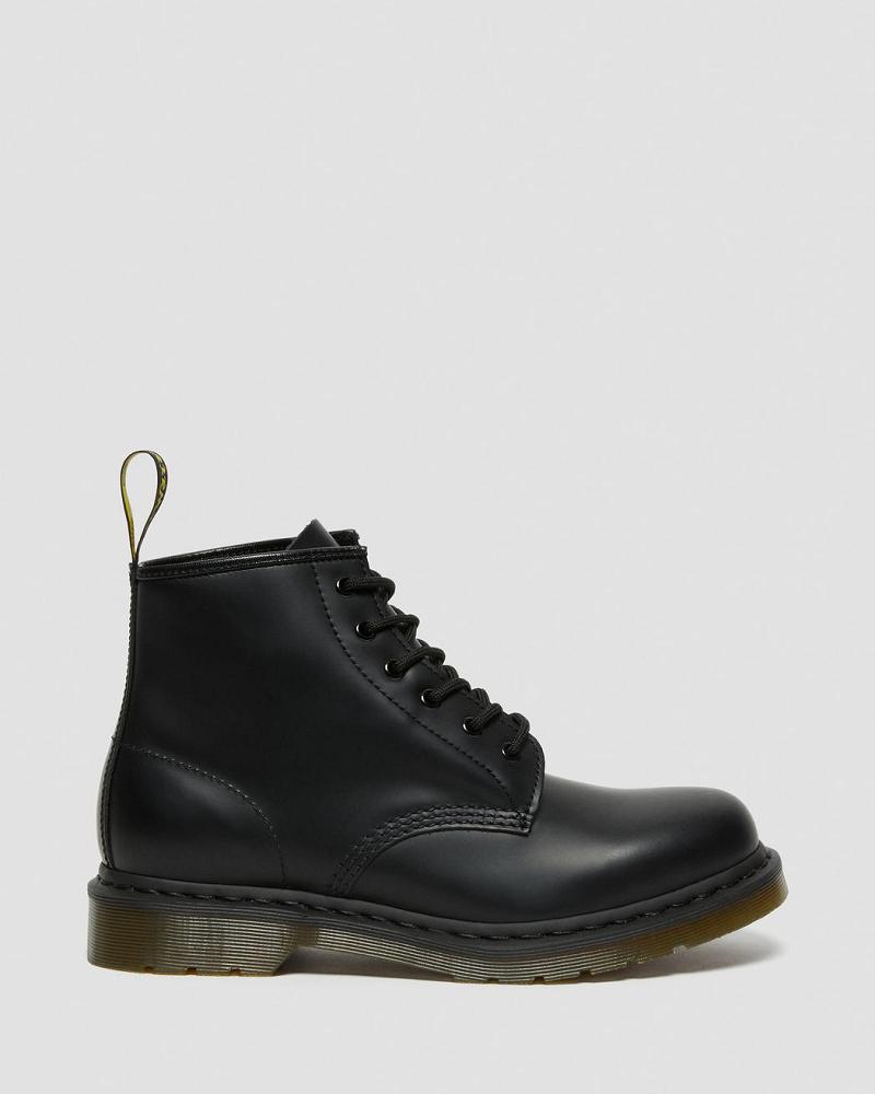 Dr Martens 101 Smooth Lær Ankelstøvletter Herre Svarte | Norge 38QMA